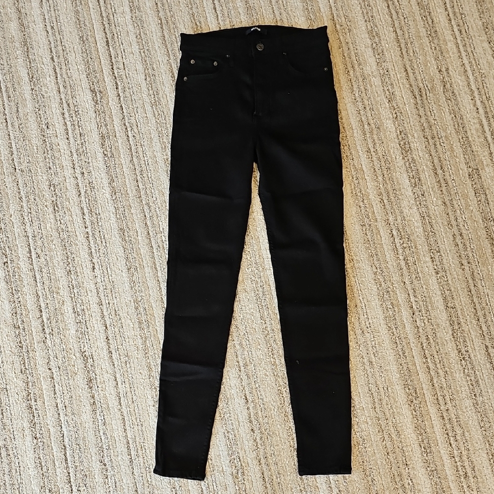 GRLFRND Jet Black Skinny Jeans
